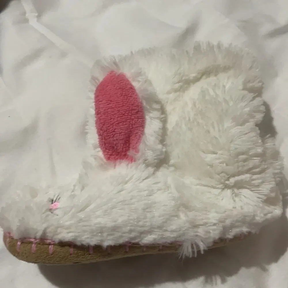 Hatley bunny pull on slipper boots nwot size 7